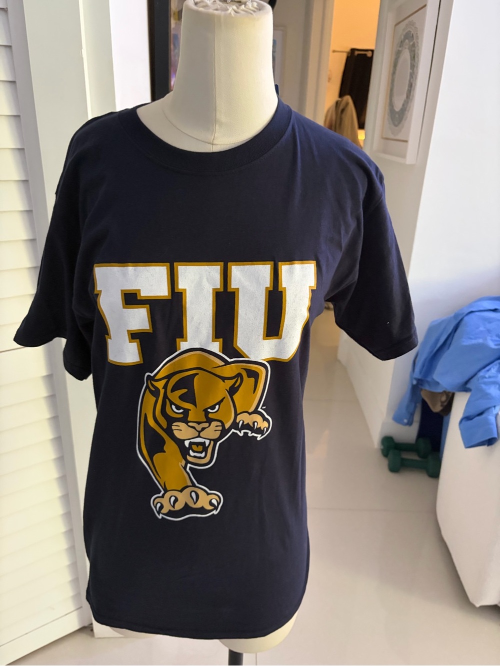 FIU Panthers Champion Navy Graphic T‑Shirt